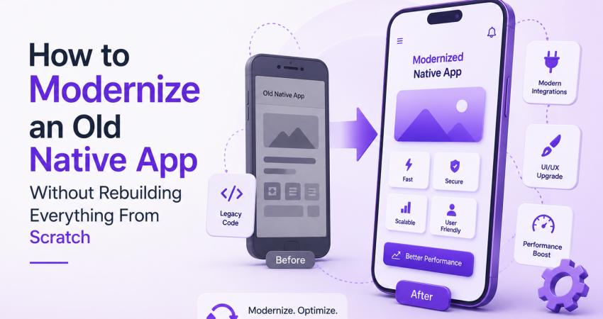 How to Modernize an Old Native App Without Rebuilding Everything From Scratch