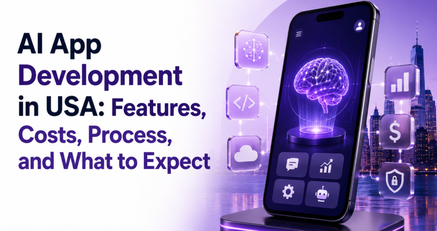 AI App Development in USA Features, Costs, Process, and What to Expect