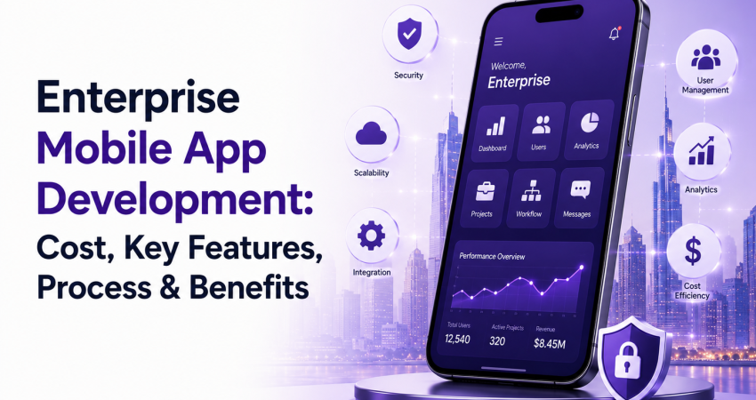 Enterprise Mobile App Development Cost, Key Features, Process & Benefits