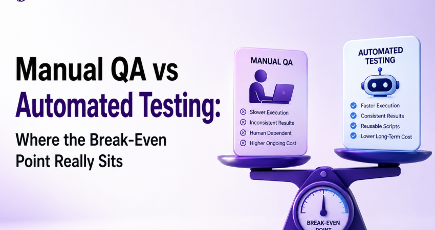 Manual QA vs Automated Testing Where the Break-Even Point Really Sits