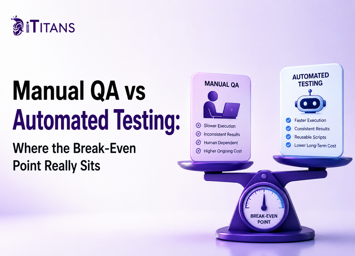 Manual QA vs Automated Testing: Where the Break-Even Point Really Sits